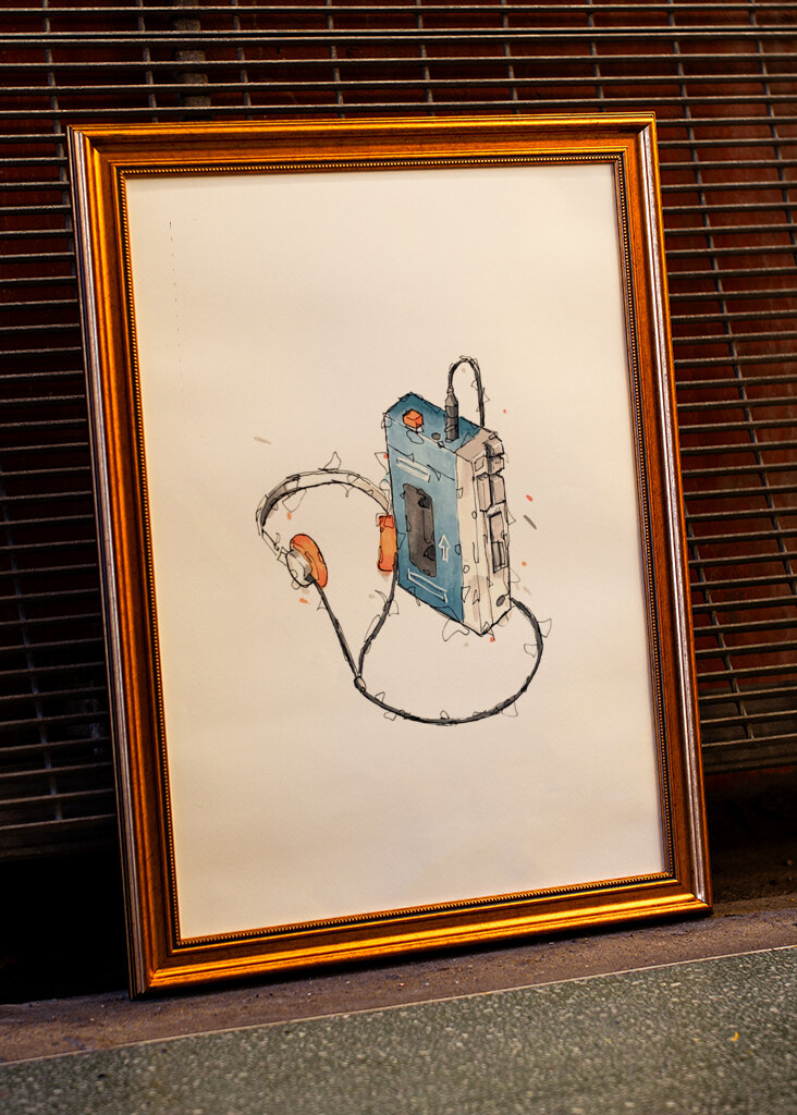 Vintage Cassette Player