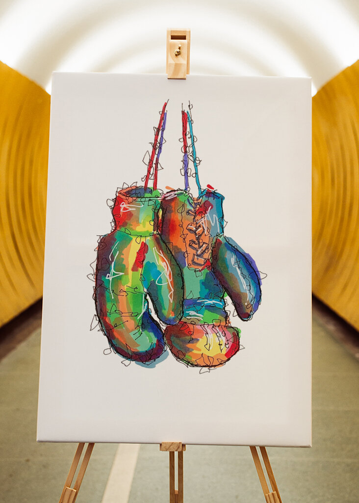 Boxing gloves