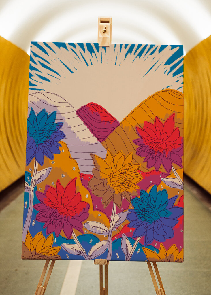 Abstract Rolling Hills