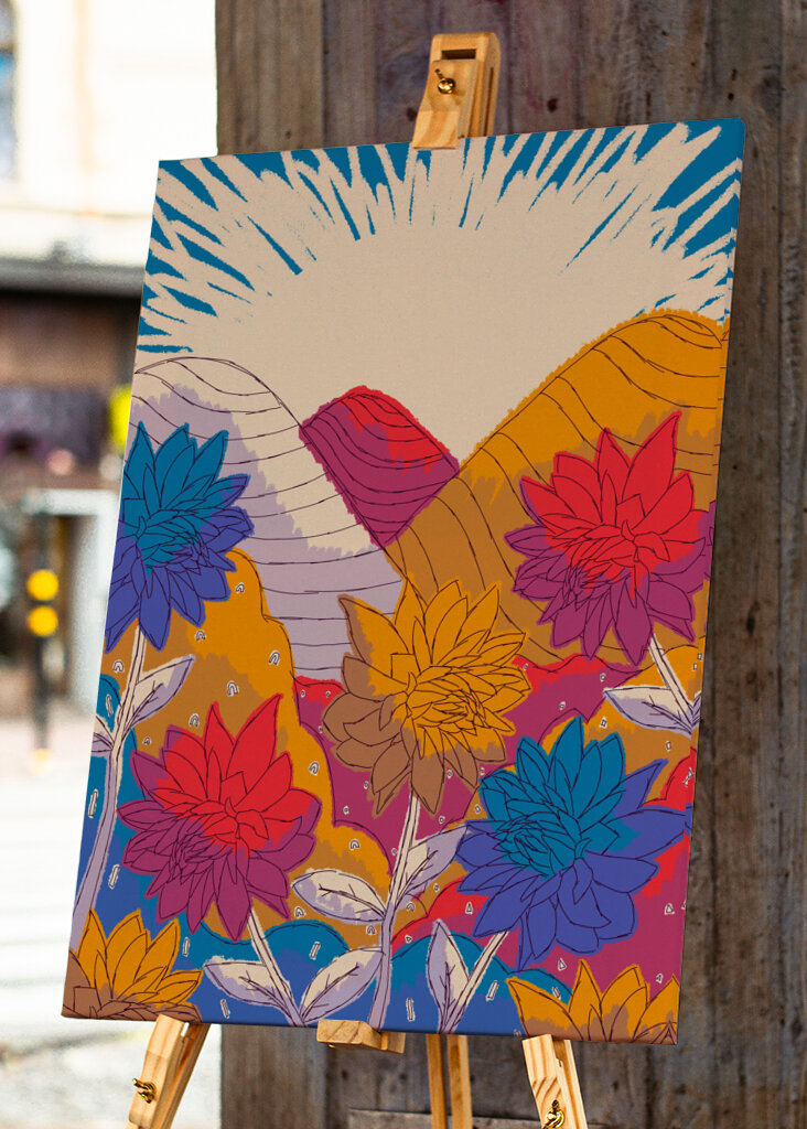 Abstract Rolling Hills