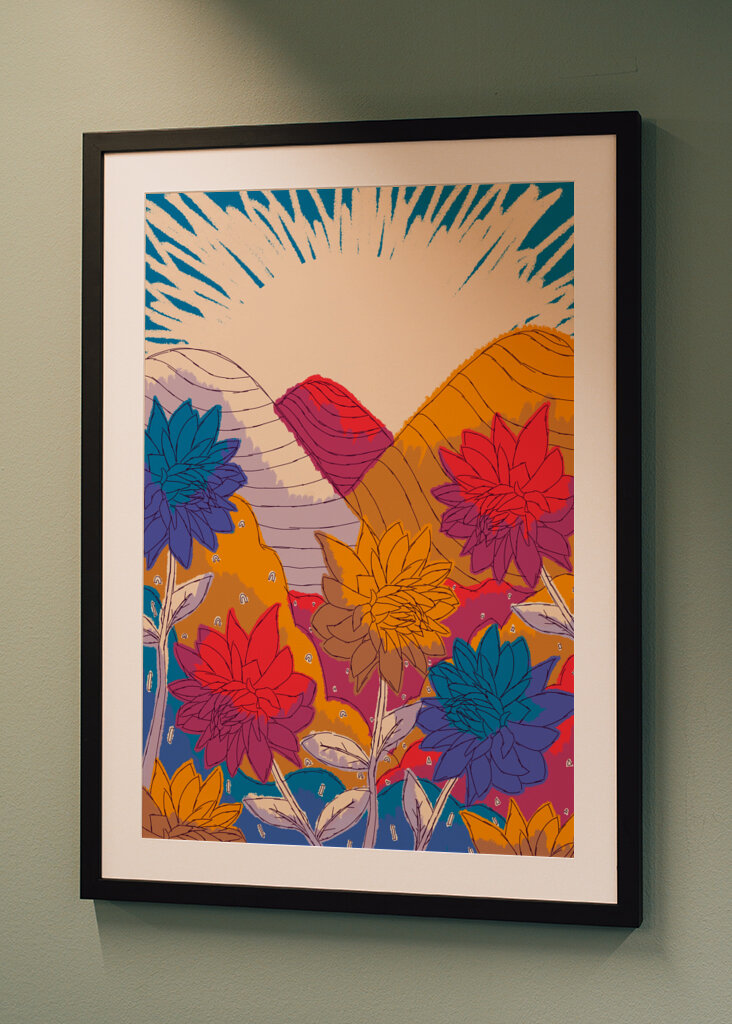 Abstract Rolling Hills