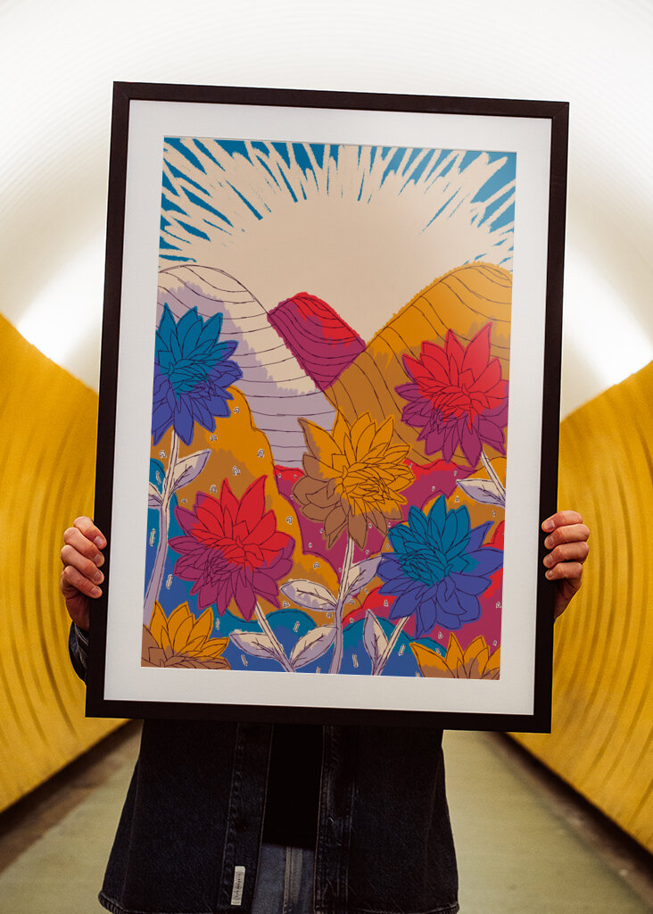 Abstract Rolling Hills