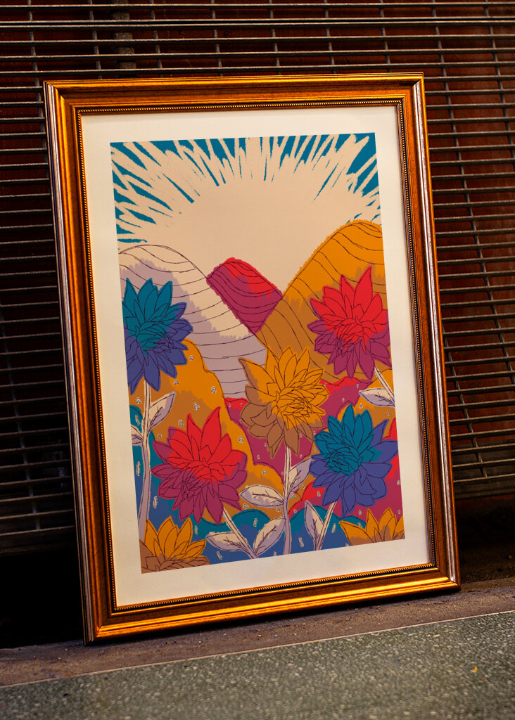 Abstract Rolling Hills