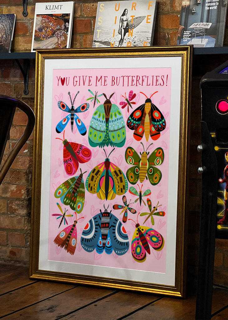 Colorful Butterfly Symphony