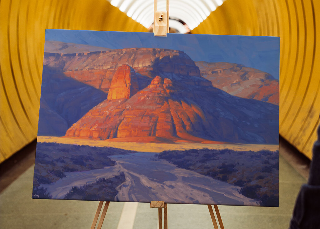 Stunning Desert Landscape at Sunset