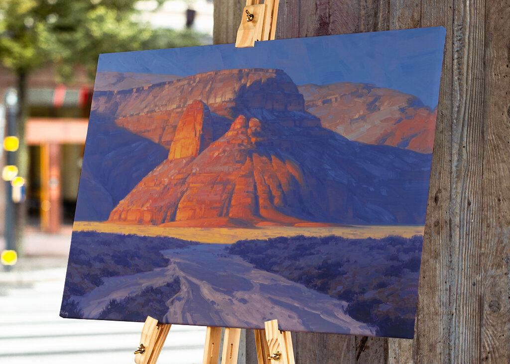 Stunning Desert Landscape at Sunset