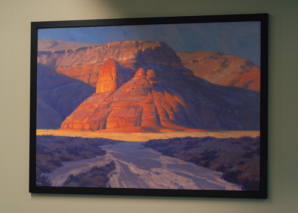 Stunning Desert Landscape at Sunset