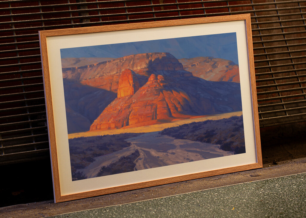 Stunning Desert Landscape at Sunset