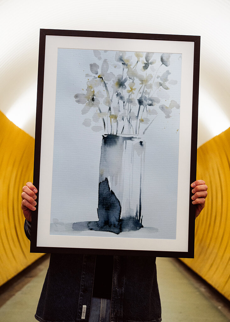 Grey Jasmine in a Vase