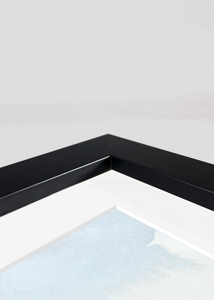 A Serene Misty Landscape in Shades of Blue