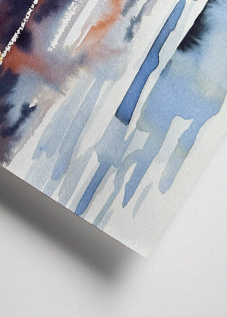 Misty Lake Reflections