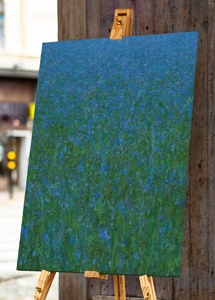 Serene Blue And Green Landscape