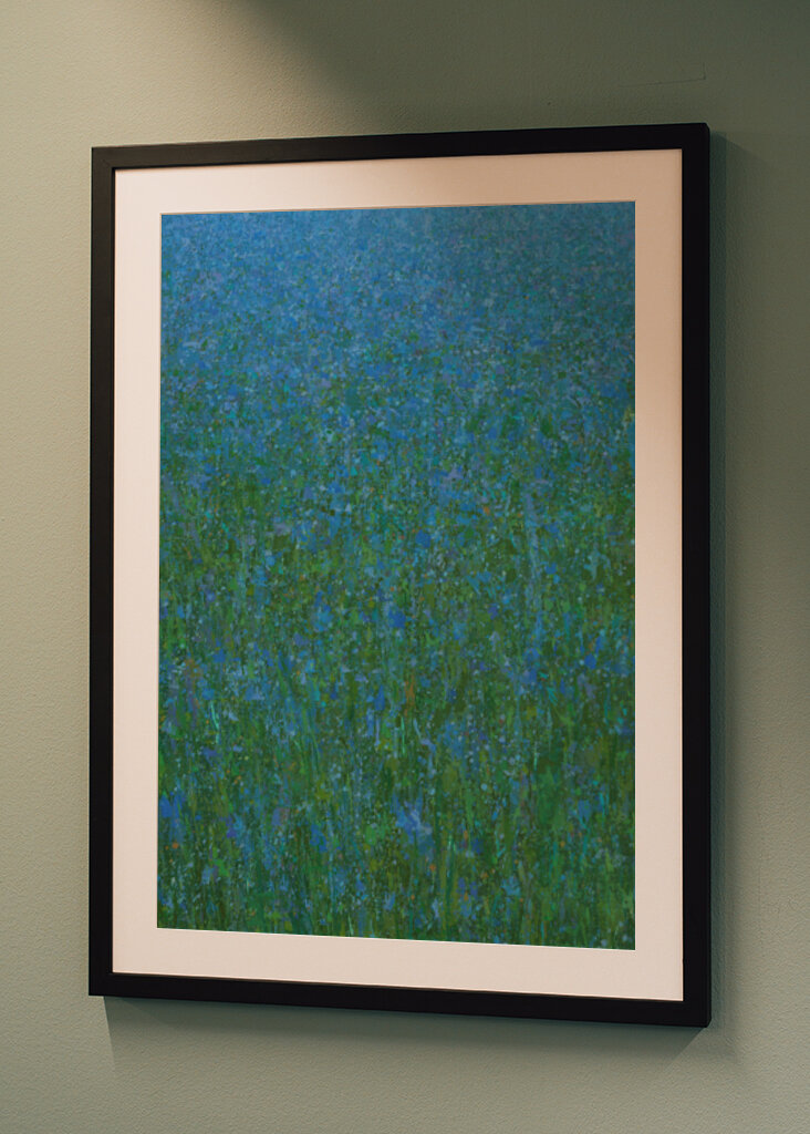 Serene Blue And Green Landscape