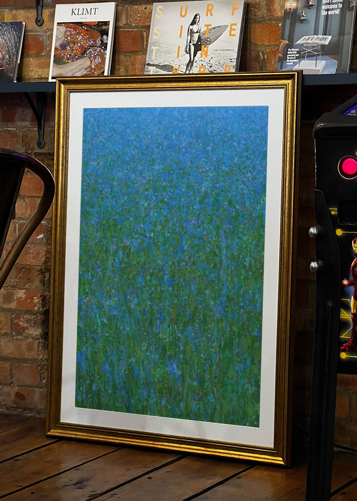 Serene Blue And Green Landscape