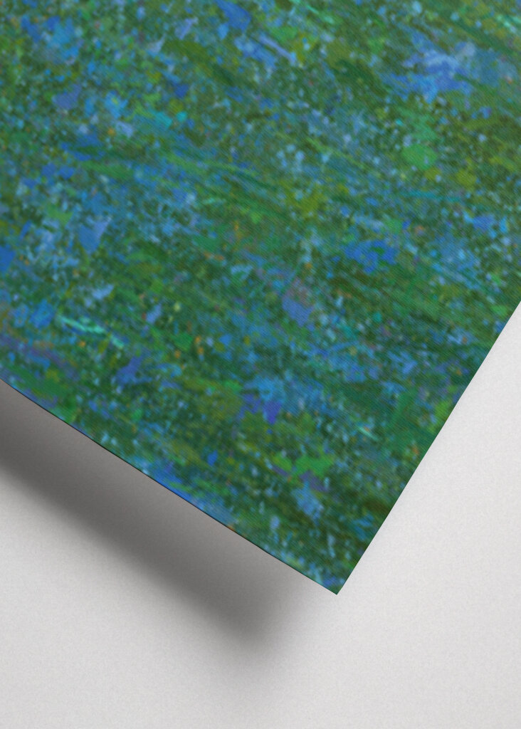 Serene Blue And Green Landscape