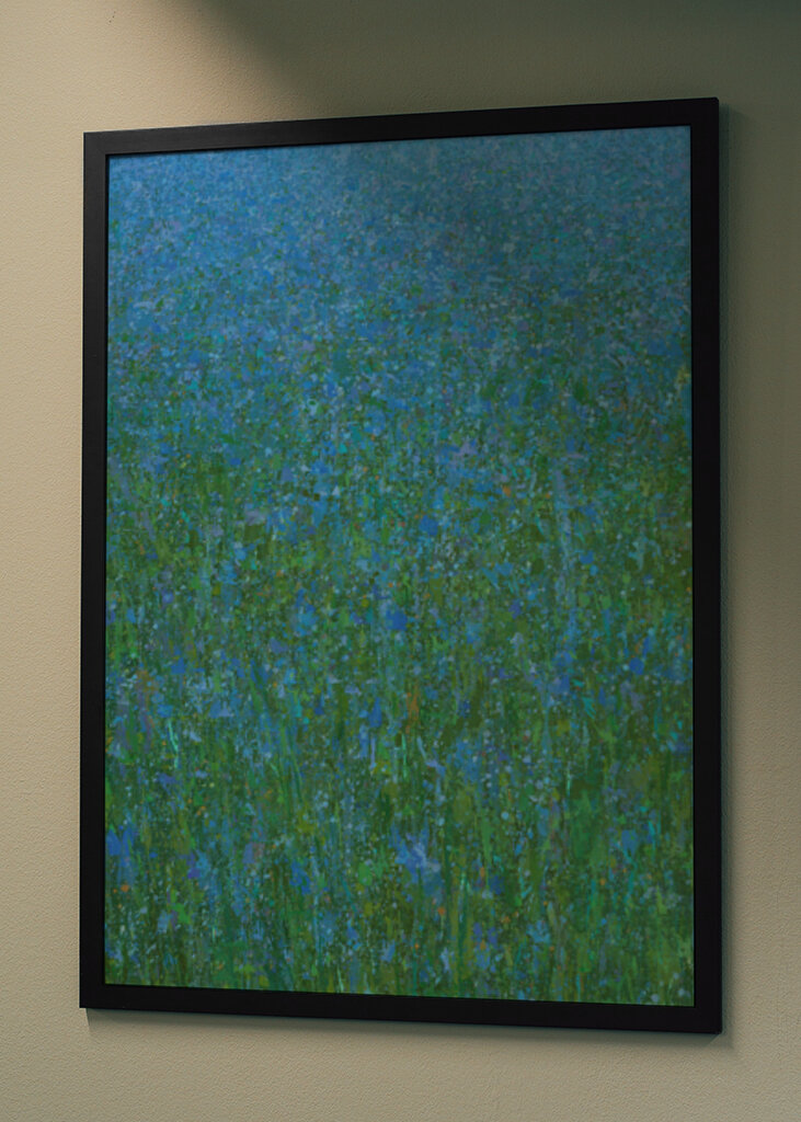 Serene Blue And Green Landscape