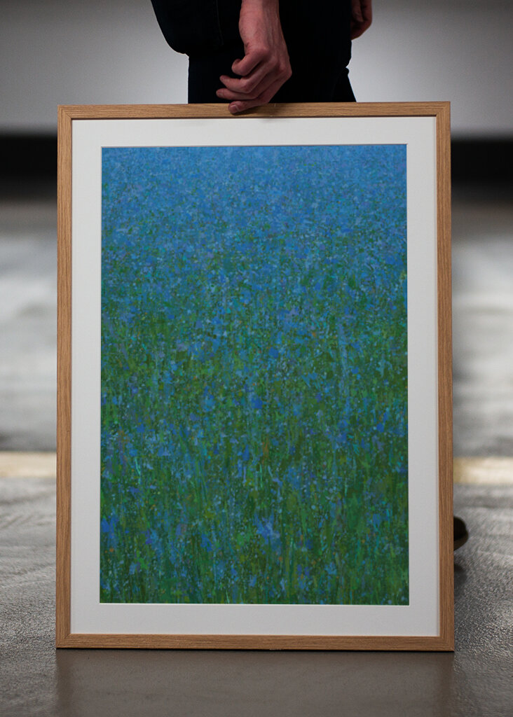 Serene Blue And Green Landscape