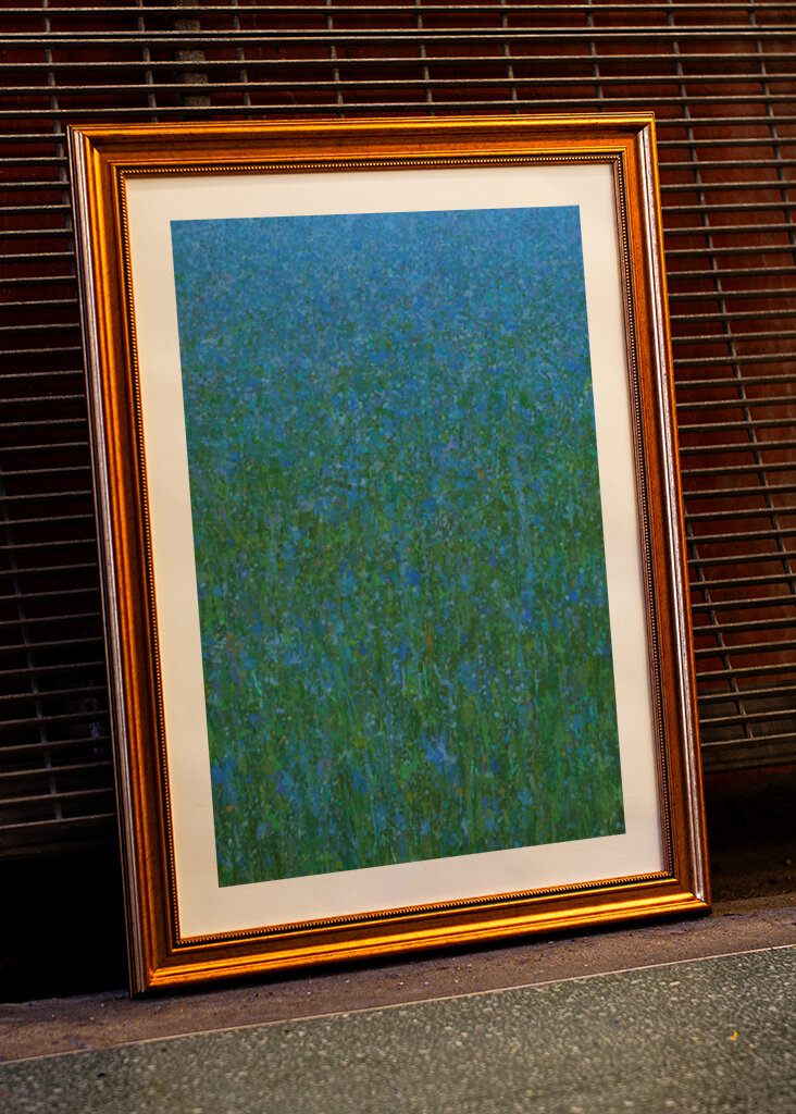 Serene Blue And Green Landscape