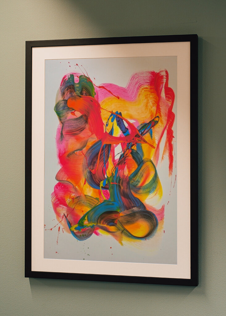 Vibrant Swirls And Splashes