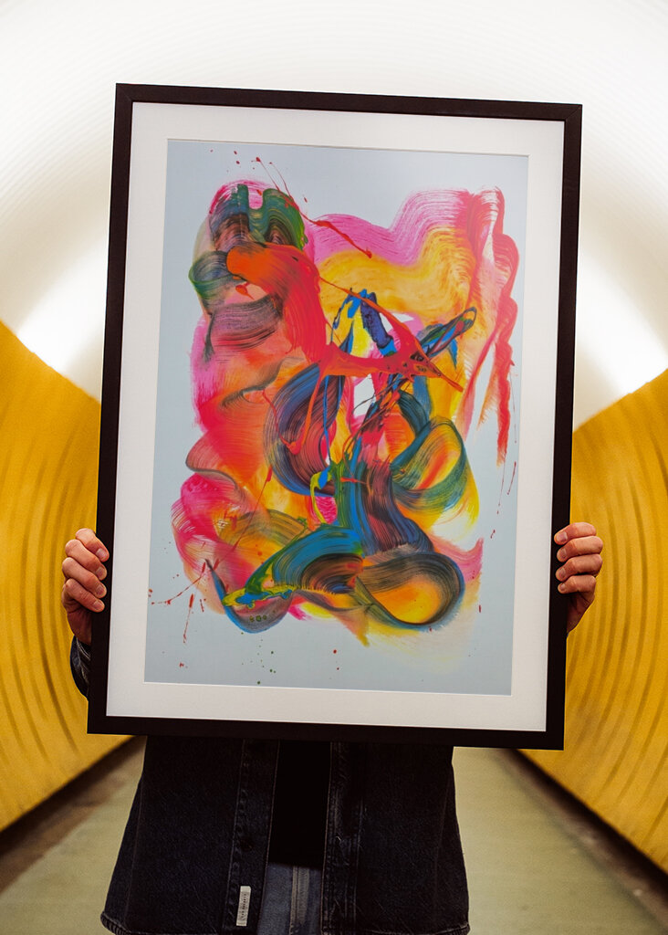 Vibrant Swirls And Splashes