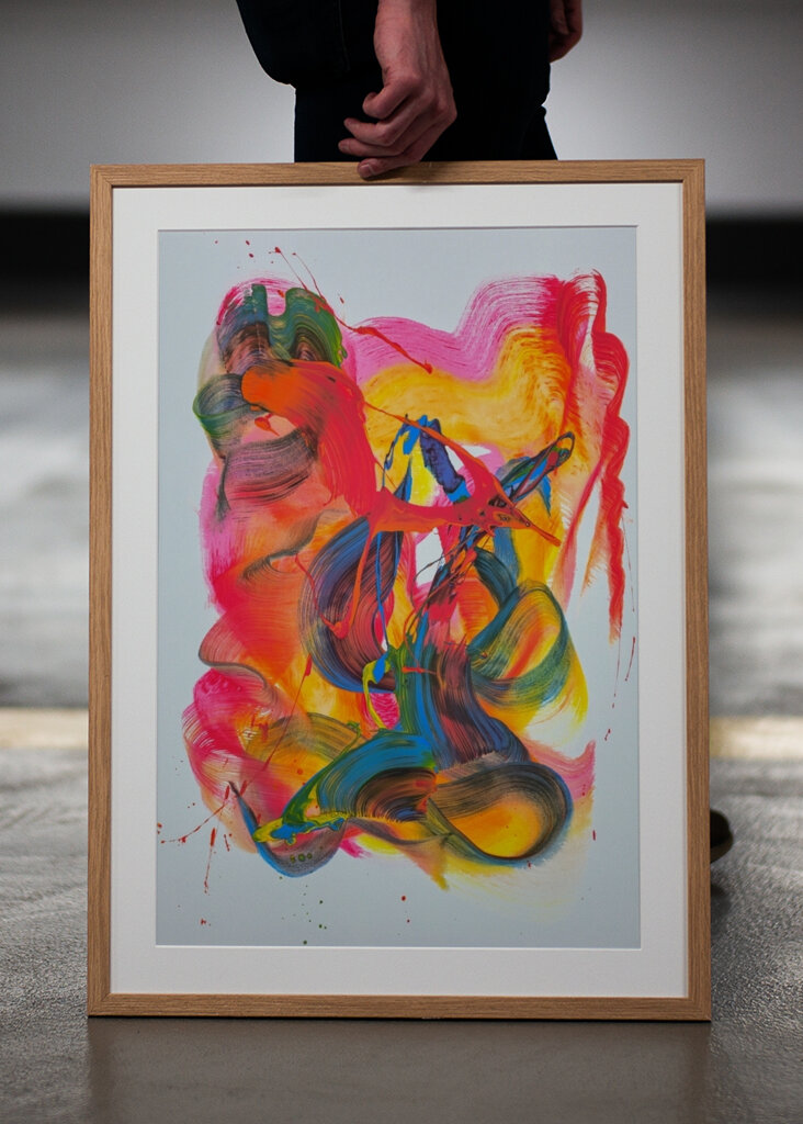 Vibrant Swirls And Splashes