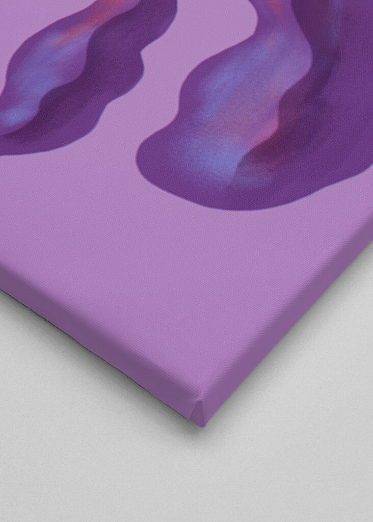 White Flowers and Violet Leaves