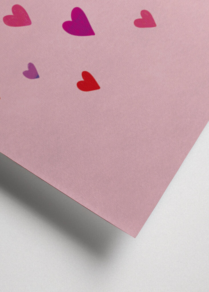 Raining Colorful Hearts