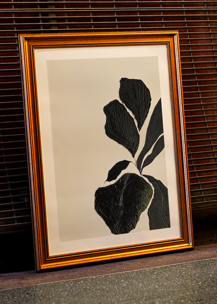 Textured Leaf Elegance