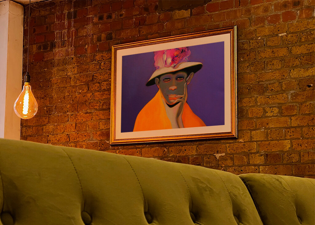 Figure in a Colorful Hat