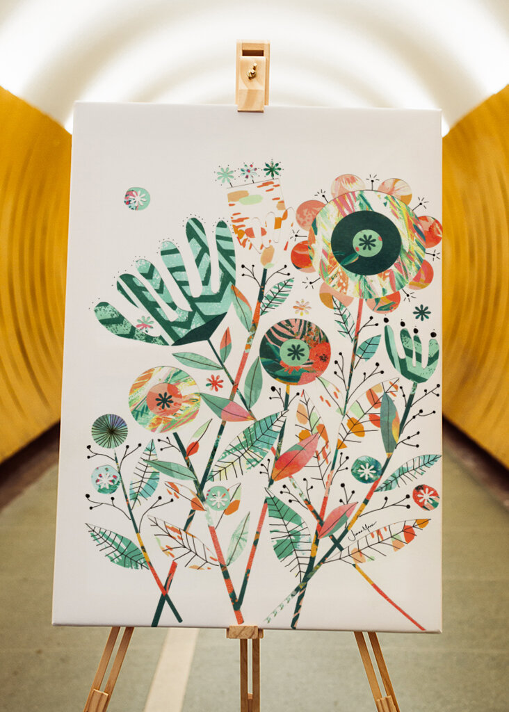 Bohemian Retro Flowers