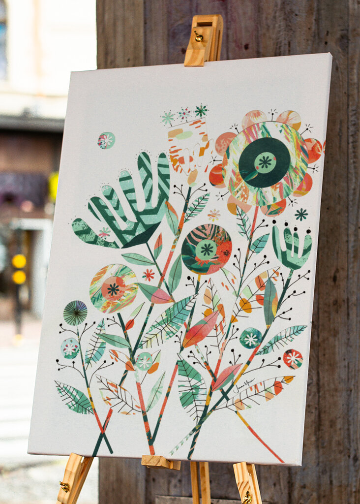 Bohemian Retro Flowers