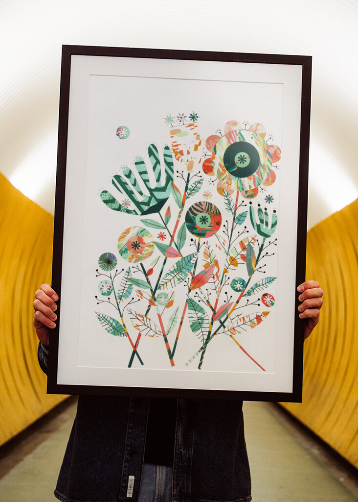 Bohemian Retro Flowers