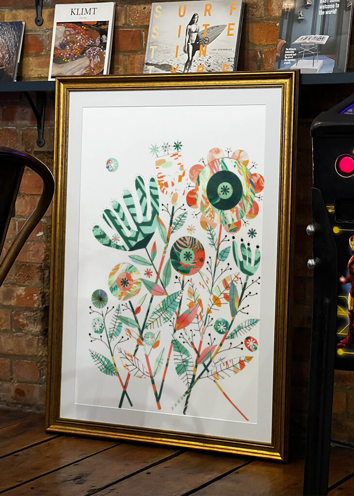 Bohemian Retro Flowers