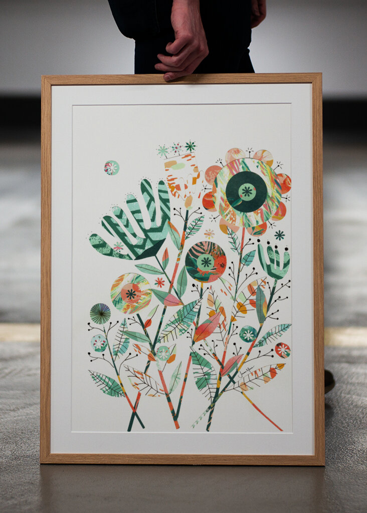 Bohemian Retro Flowers