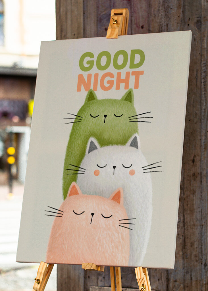 Dobranoc śpiące koty