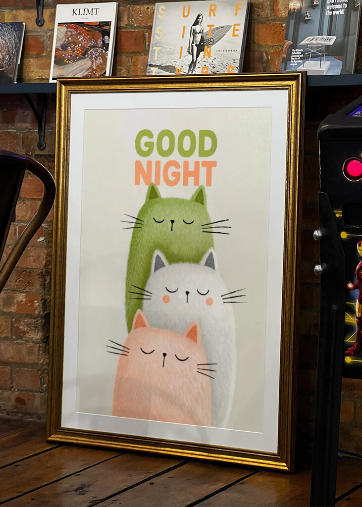 Dobranoc śpiące koty