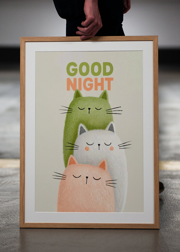 Dobranoc śpiące koty