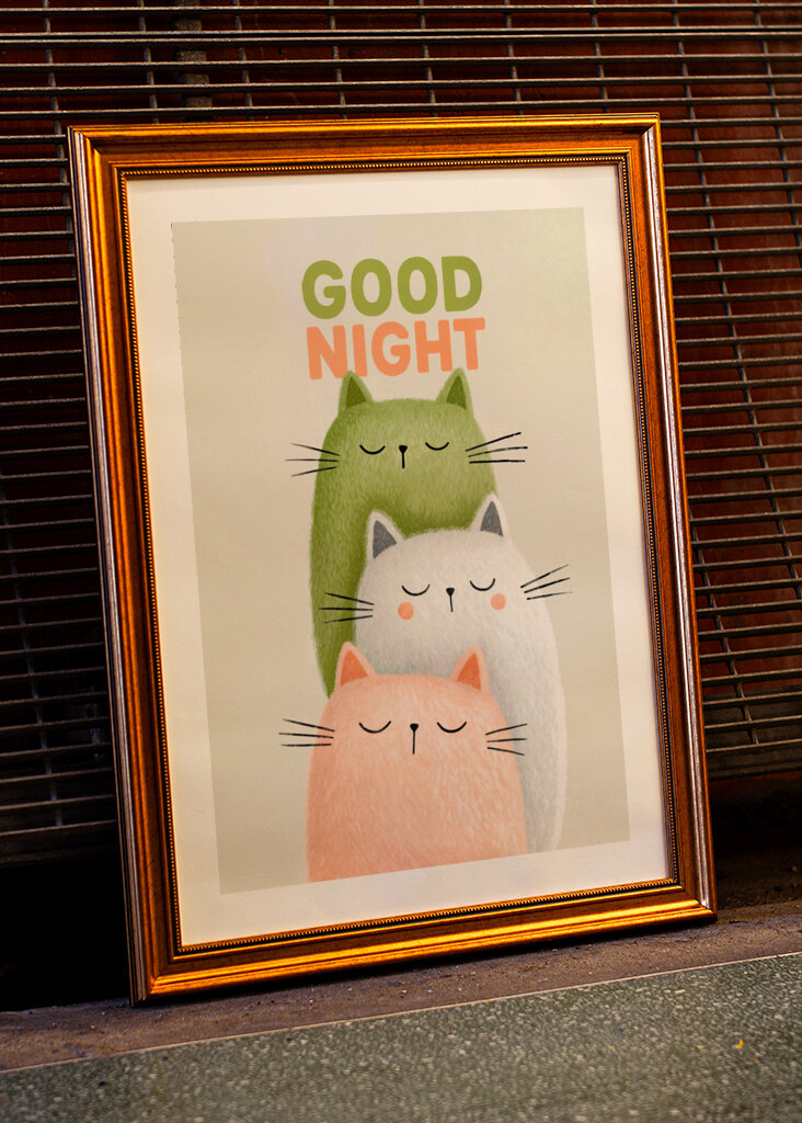 Dobranoc śpiące koty