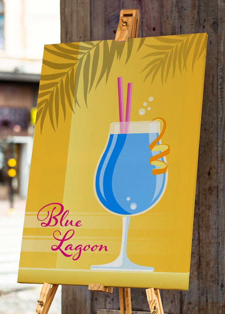 Cocktail - Blaue Lagune