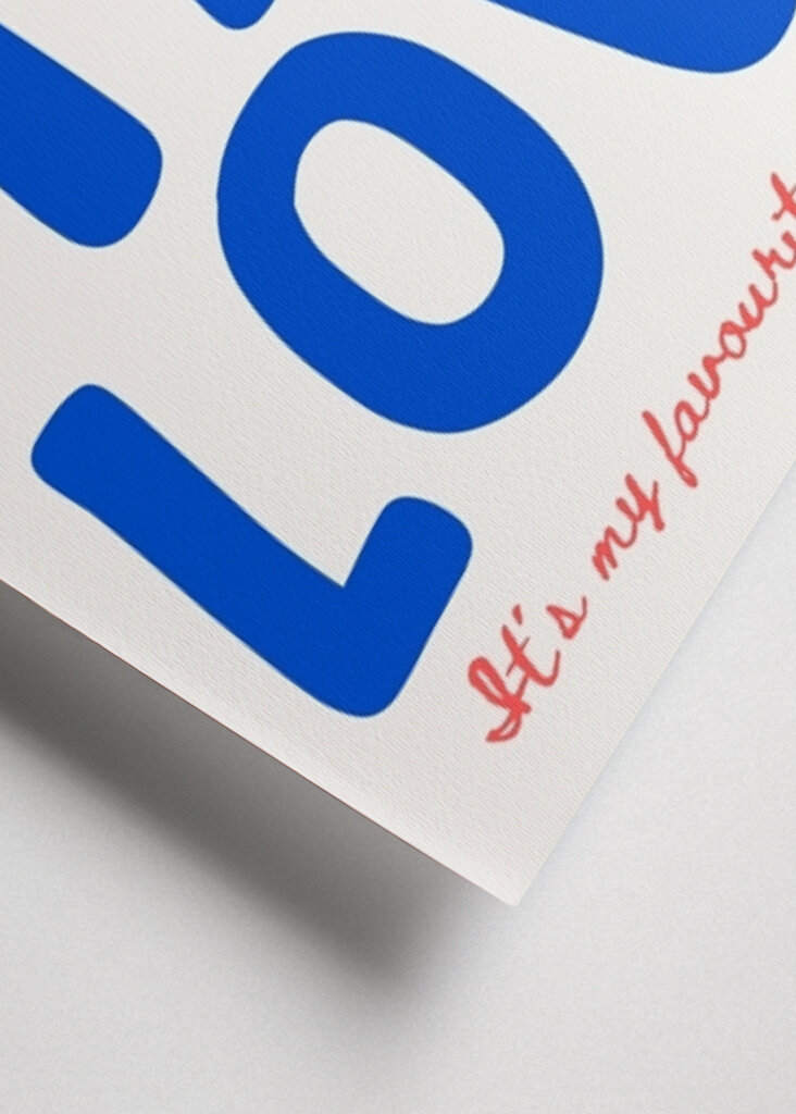 Pasta Love - Italien quote