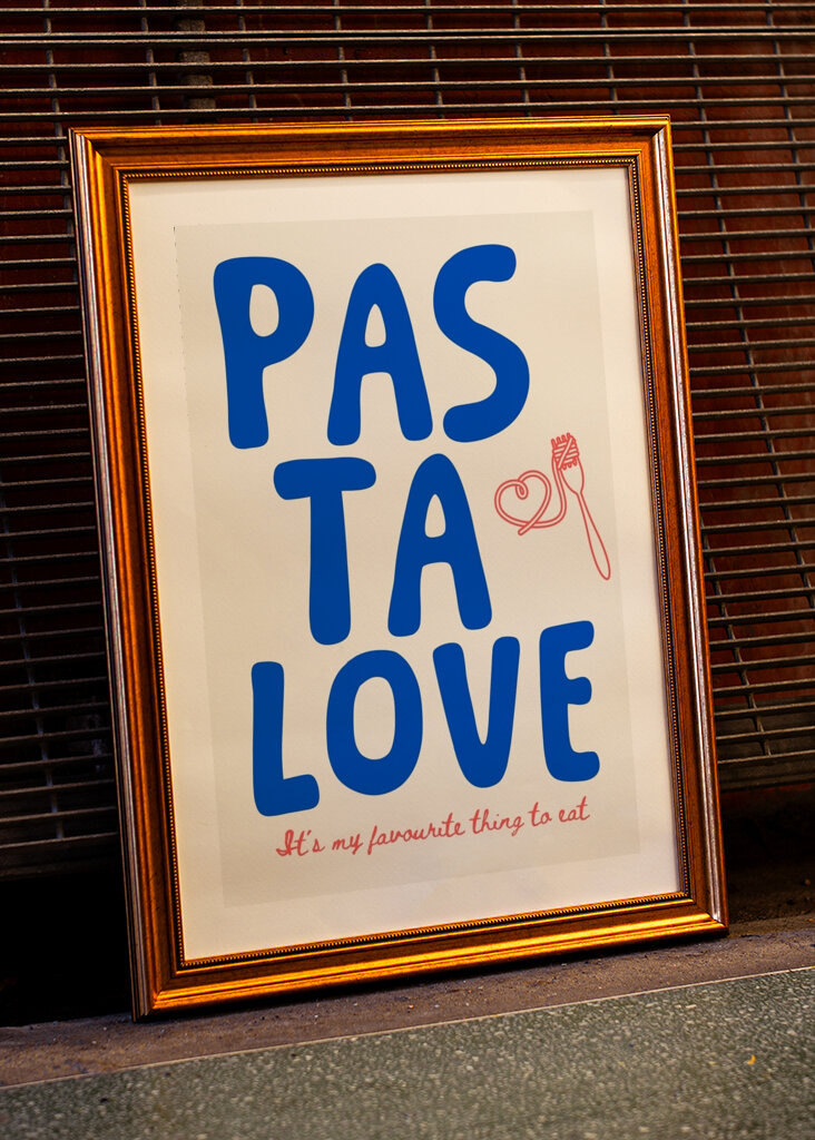 Pasta Love - Italien quote