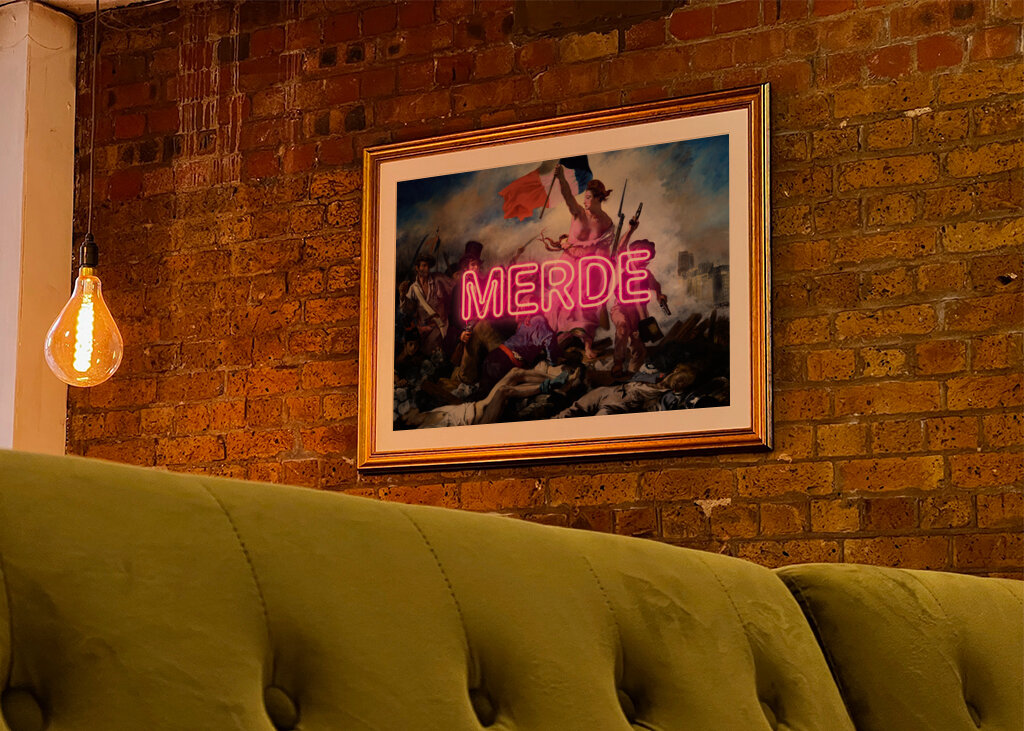 "SHIT" Delacroix's Liberty