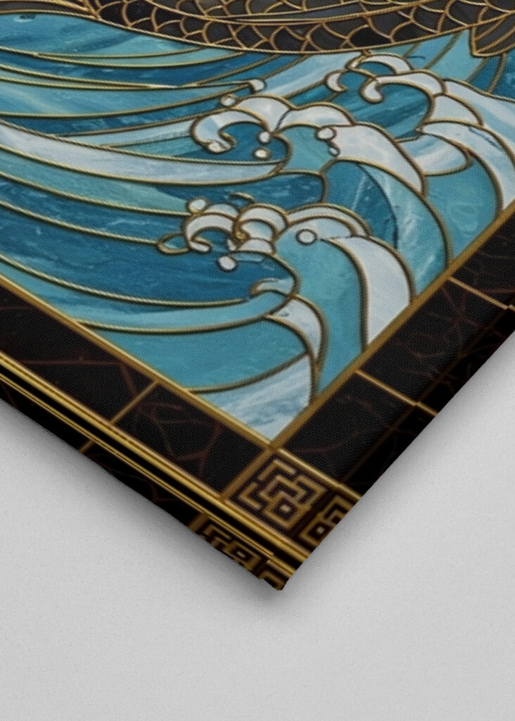 Koi Fish Stained Glass  