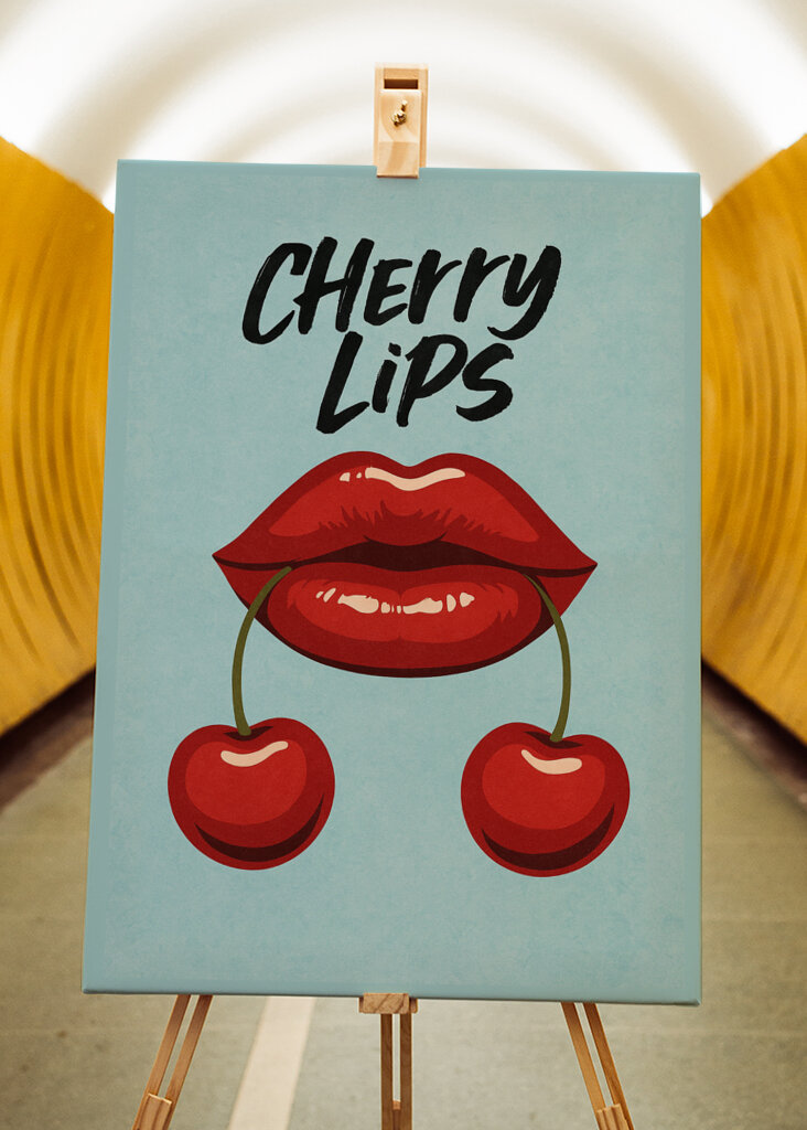 Cherry Lips posters & prints by Papajeka - Printler