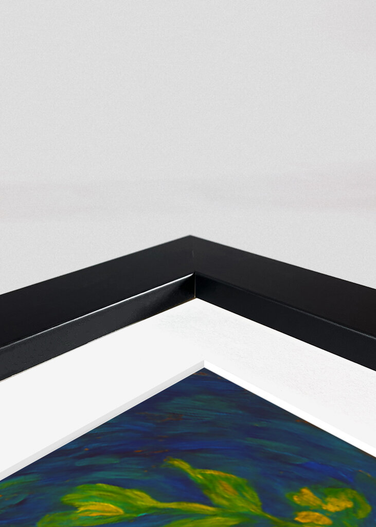 Skull flowers painting