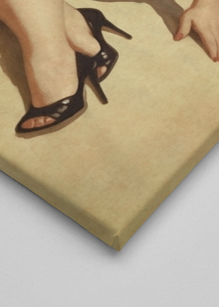 Vintage Pin-Up Dívka, Plážový