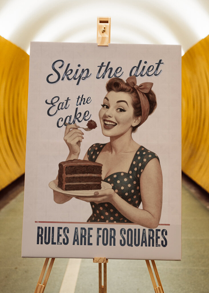 Ohita ruokavalio, syö kakku!