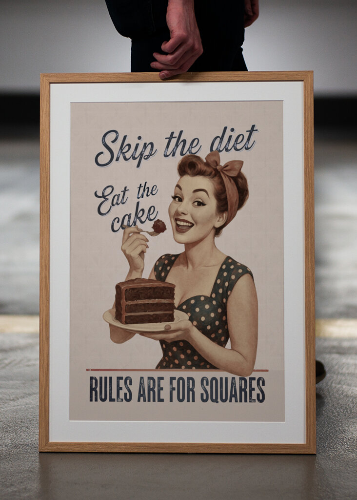 Ohita ruokavalio, syö kakku!