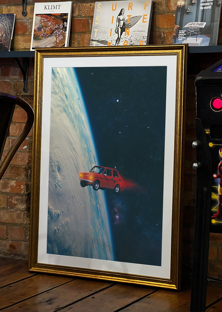 Space Ride in a Tiny Car