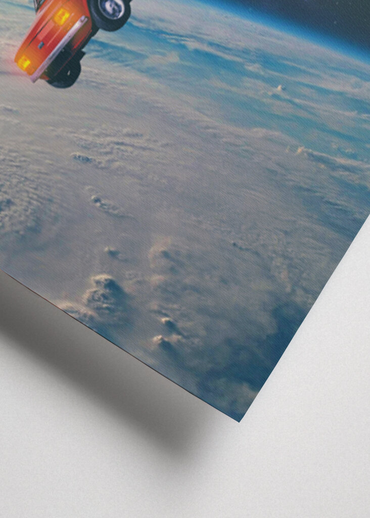 Space Ride in a Tiny Car